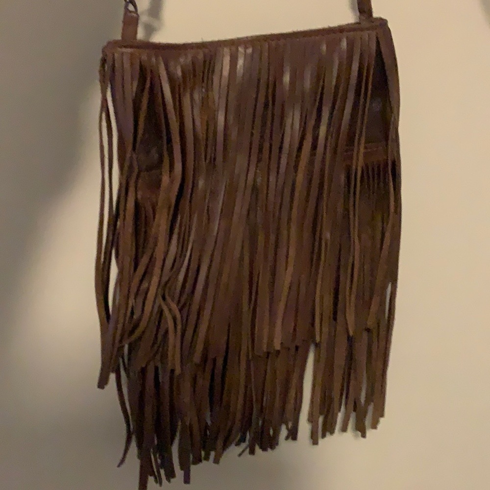 Leather Fringe Purse